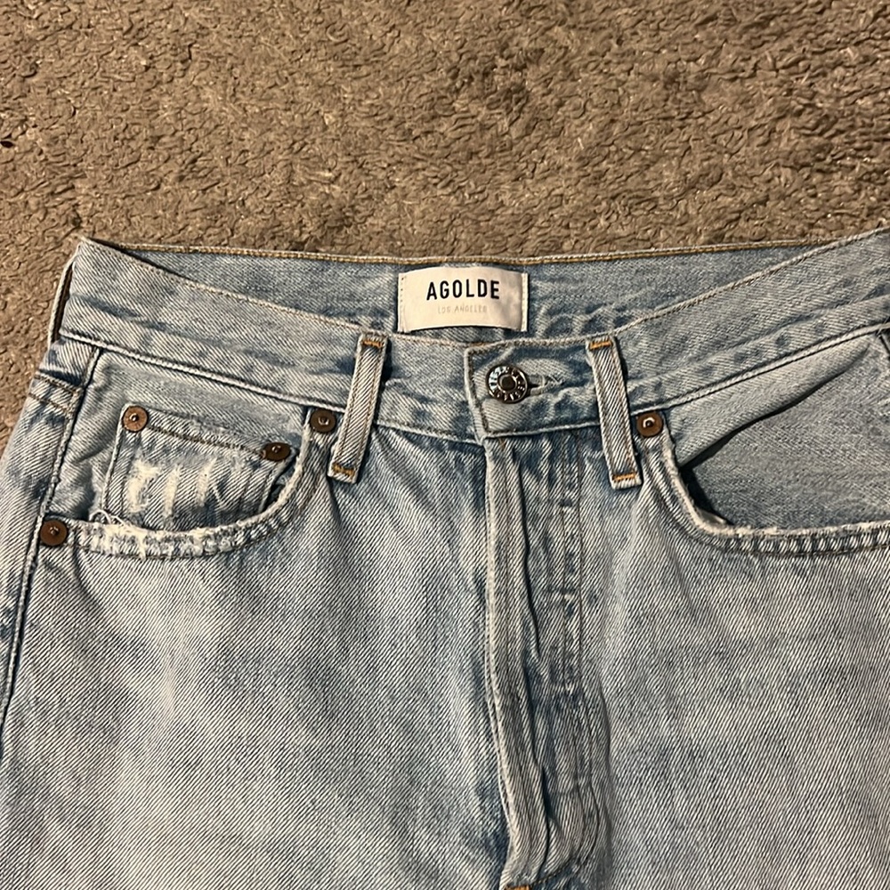 Agolde Riley High Rise Jeans. Size 23. - Picture 3 of 4